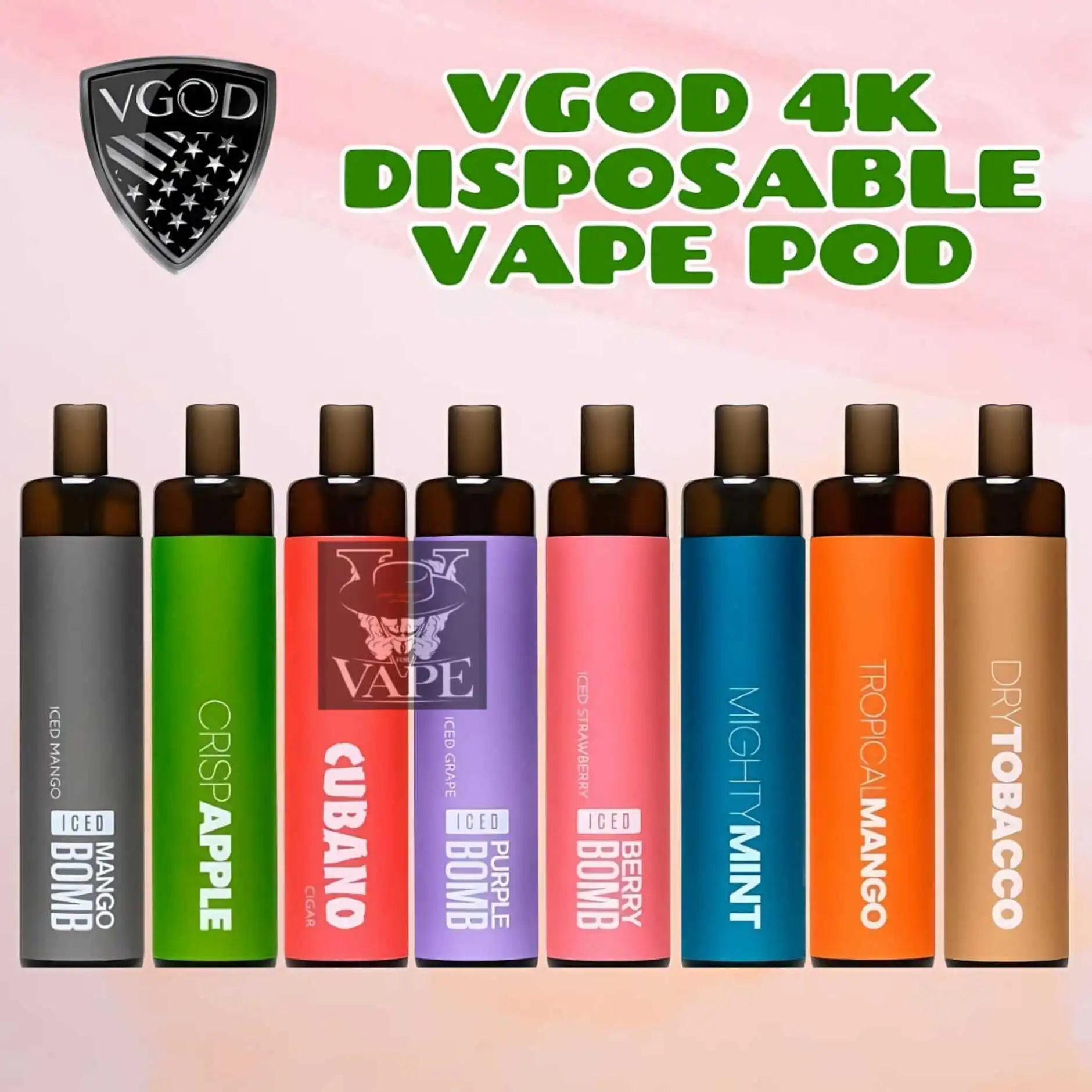 VGOD 4K Disposable Pod in Dubai | 4000 Puffs 20mg 50mg Kit