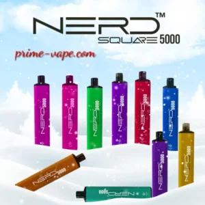 Nerd Square 5000 Puffs Disposable Vape Available in Dubai- Best