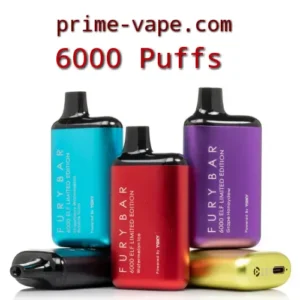 Fury Bar 6000 Ultra Disposable Vape in Dubai | 6000 Puffs Pod Kit
