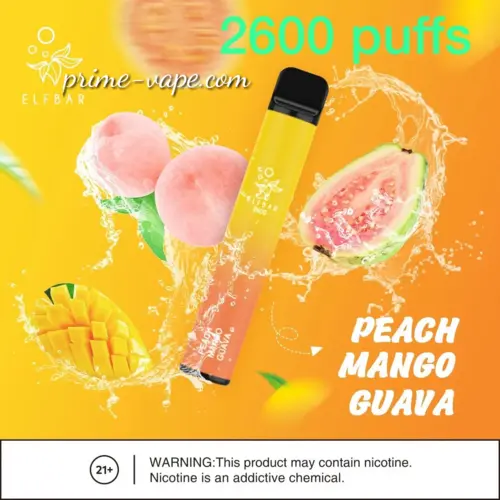 Elf Bar 2600 Puffs Disposable Vape Pod in Dubai | All Flavors- Kit