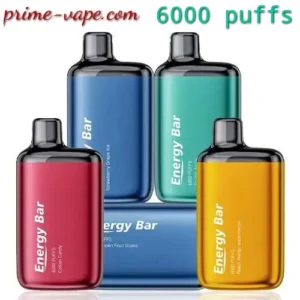 Energy Bar 6000 Puffs Delicious Disposable vape in Dubai- kit UAE