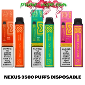Pod Salt 3500 Puffs Disposable Vape 20mg Nicotine- New Nexus