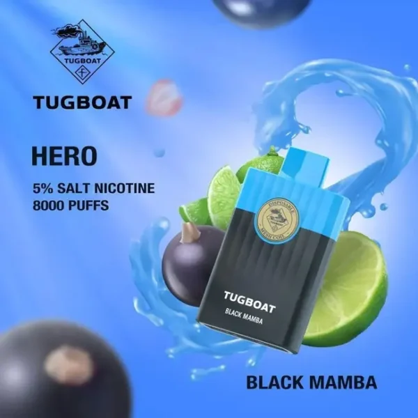 Tugboat Hero 8000 Puffs Disposable Vape Arrived in Dubai- Bar Kit