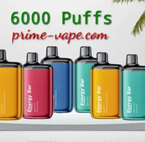 Energy 6000 Puffs Disposable Bar Kit All Flavors- Prime Vape UAE