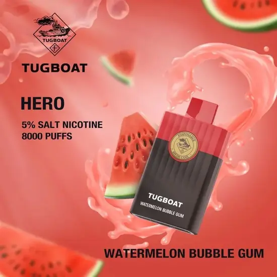 Tugboat Hero 8000 Puffs Disposable Vape Arrived in Dubai- Bar Kit