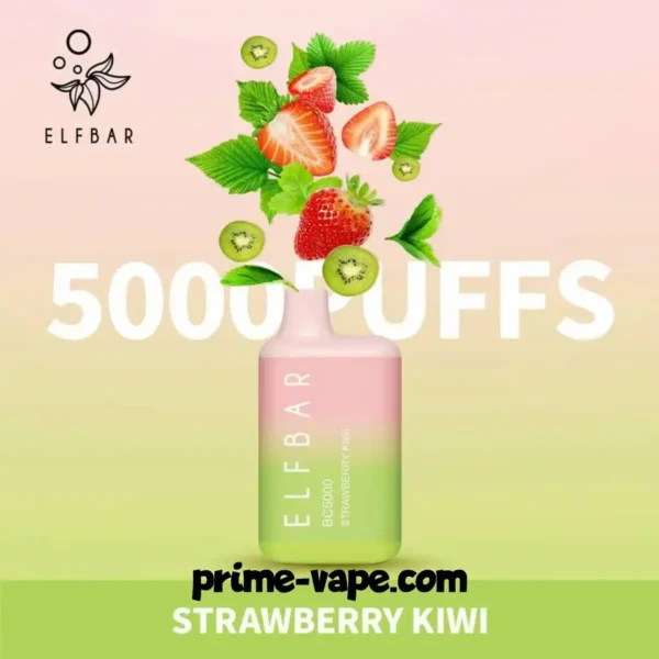 Strawberry Berry Mix 5000 Puffs Disposable Kit- Elf Bar 5000 Puffs
