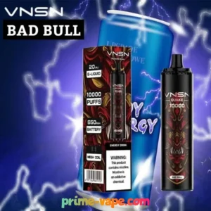 VNSN Bad Bull 10000 Puffs Disposable Vape- Energy Drink Flavor