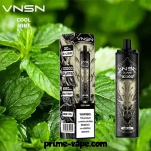 VNSN Cool Mint 10000 Puffs Disposable Vape Kit- Fresh Menthol