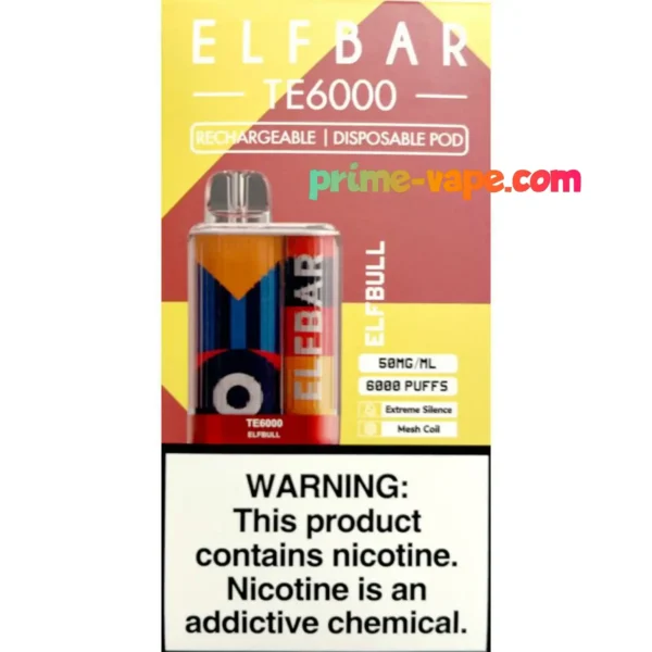 Elf Bar TE6000 Puffs Disposable Vape in Dubai UAE