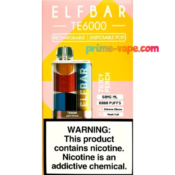 Elf Bar TE6000 Puffs Disposable Vape in Dubai UAE