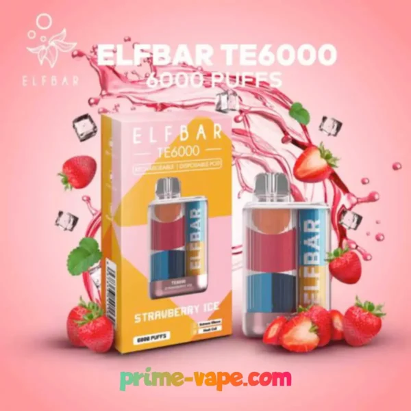 Elf Bar TE6000 Puffs Disposable Vape in Dubai UAE