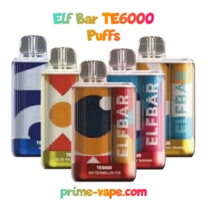 Elf Bar TE6000 Puffs Disposable Vape in Dubai UAE- New Pod Kit