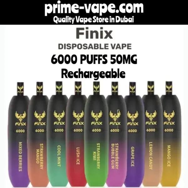 Finix 6000 Puffs Disposable Vape in Dubai | Prime Vape UAE