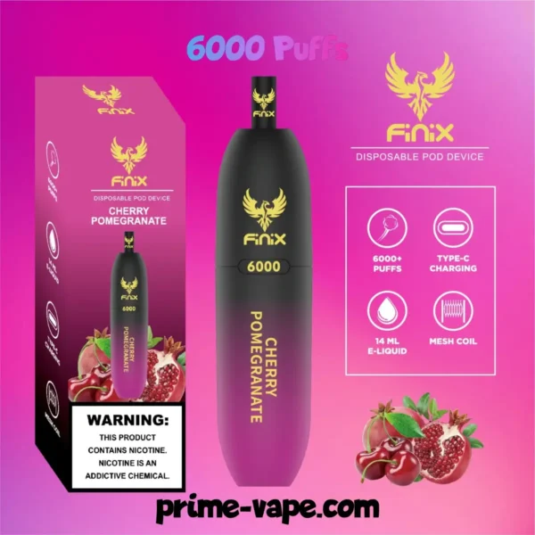 Finix 6000 Puffs Disposable Pod Device in Dubai- New Vape Kit