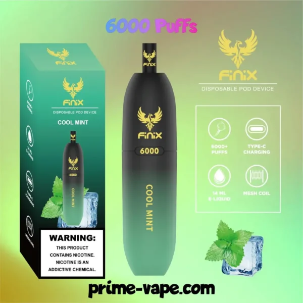 Finix 6000 Puffs Disposable Pod Device in Dubai- New Vape Kit