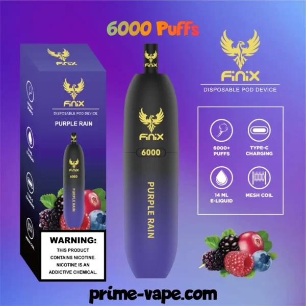 Finix 6000 Puffs Disposable Pod Device in Dubai- New Vape Kit