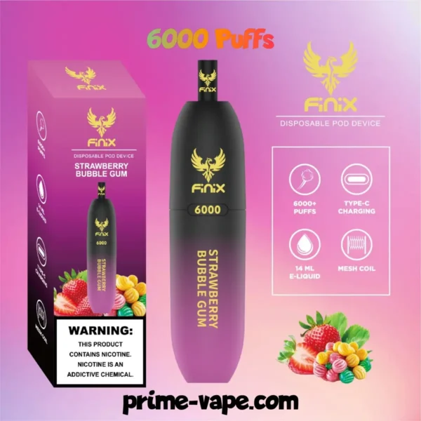 Finix 6000 Puffs Disposable Pod Device in Dubai- New Vape Kit