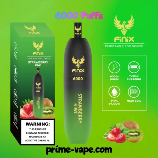 Finix 6000 Puffs Disposable Pod Device in Dubai- New Vape Kit