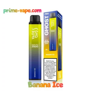 Vapes Bar Ghost Pro 3500 Puffs Disposable Pod Banana Ice- Best