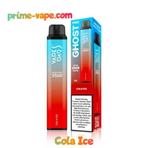 Ghost Pro Cola Ice 3500 Puffs disposable pod- New vape kit- 20mg