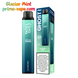 Vapes Bars Ghost Pro 3500 puffs disposable kit Glacier Mint- Dubai