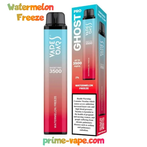 Ghost Pro 3500 Puffs Disposable Vape Watermelon Freeze