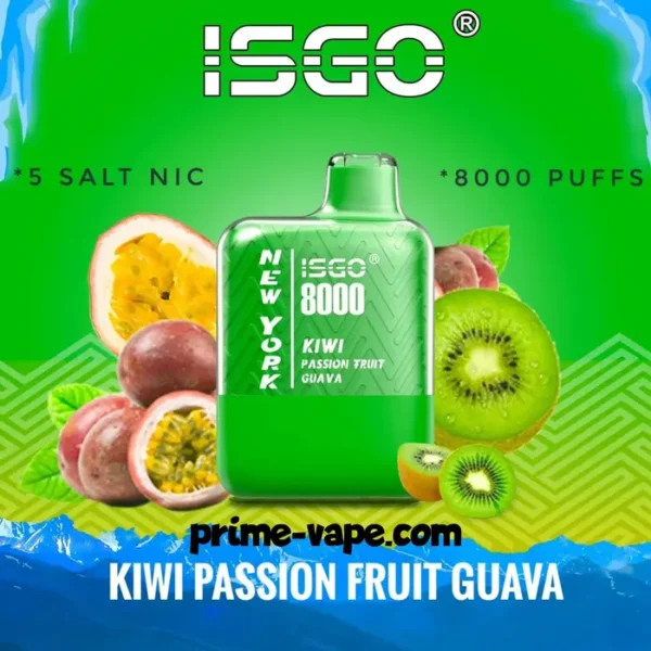 ISGO New York 8000 Puffs Disposable Vape in Dubai- Best Pod Kit