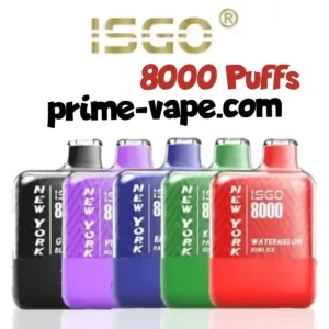 ISGO New York 8000 Puffs Disposable Vape in Dubai- Best Pod Kit