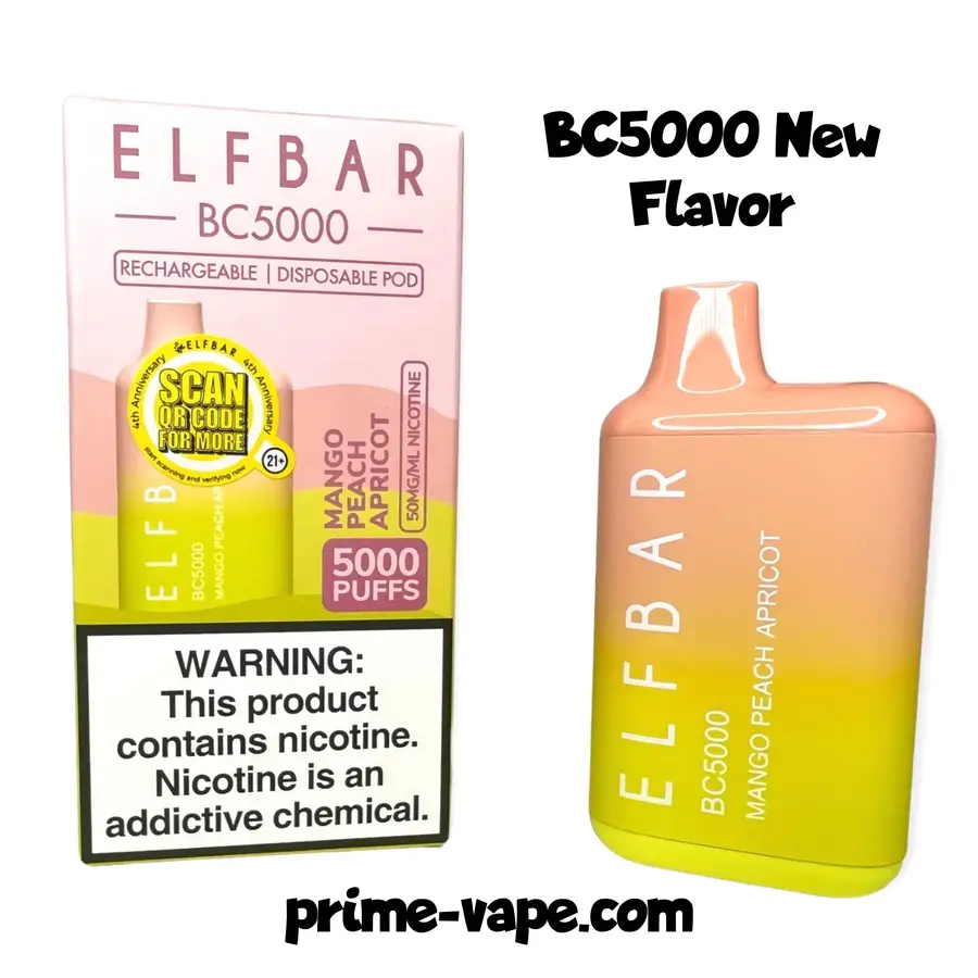 Elf Bar New Flavors 5000 puffs disposable vape- Elf Bar 5000 Puffs