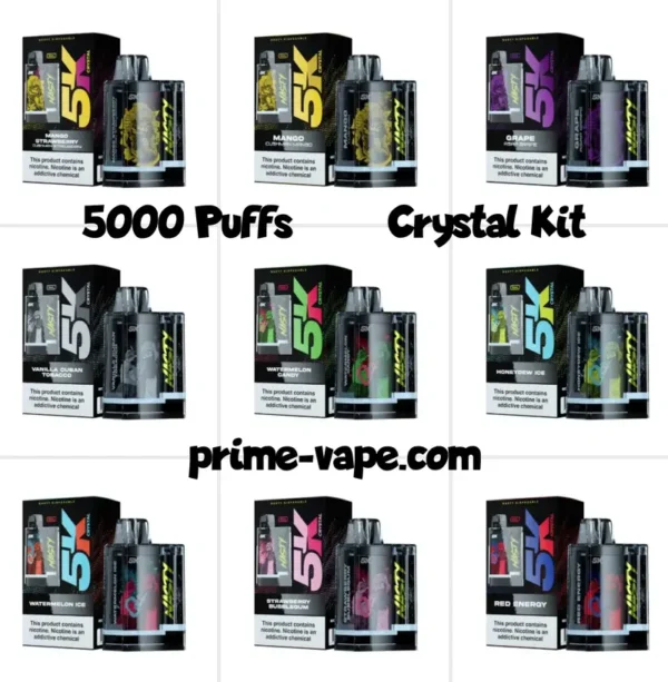 Nasty 5K 5000 Puffs disposable vape in Dubai UAE- Crystal pod kit