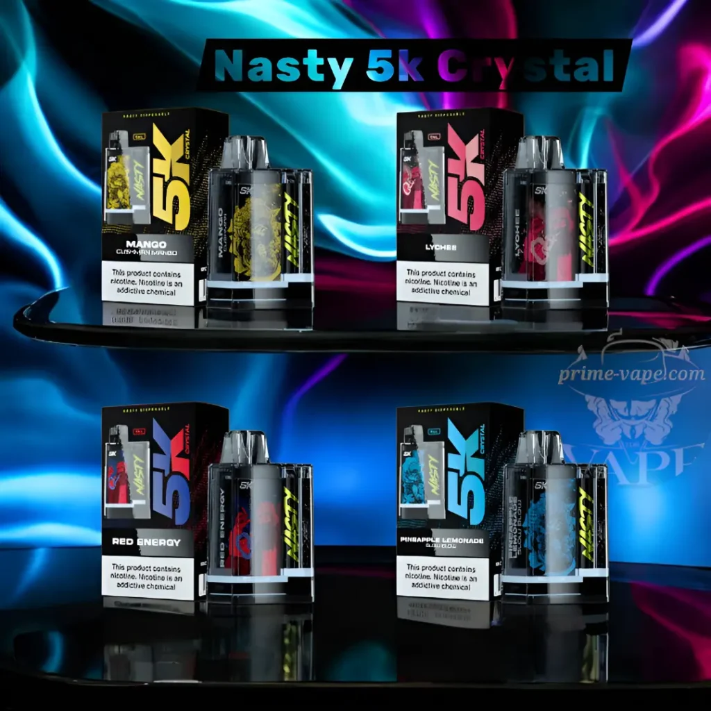 Nasty 5k Crystal 5000 Puffs Disposable Vape in Dubai UAE