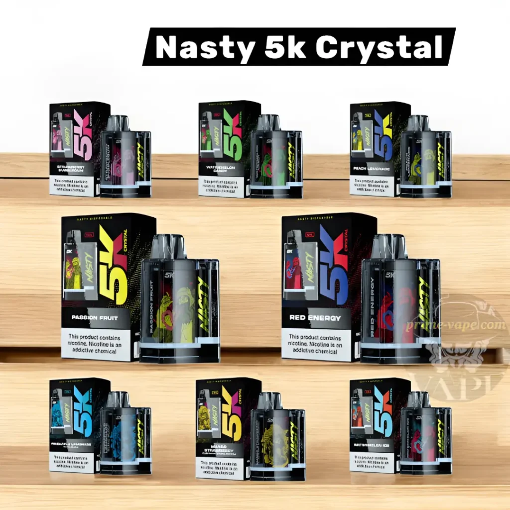 Nasty 5k Crystal 5000 Puffs Disposable Vape in Dubai UAE