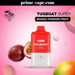 Tugboat Super Mango Passion Fruit 12000 Puffs Disposable Vape