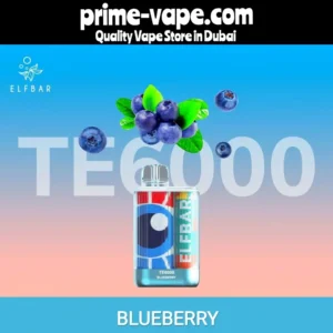 Elf Bar 6000 Puffs Disposable Vape Blueberry | Prime Vape UAE