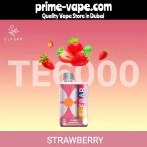 Elf Bar Strawberry 6000 Puffs Disposable Vape | Prime Vape UAE