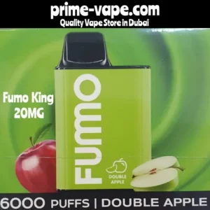 Fumo King Double Apple 6000 Puffs Disposable Vape- Dubai UAE