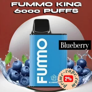 Fumo King Blueberry 6000 puffs disposable vape - Fummo Dubai