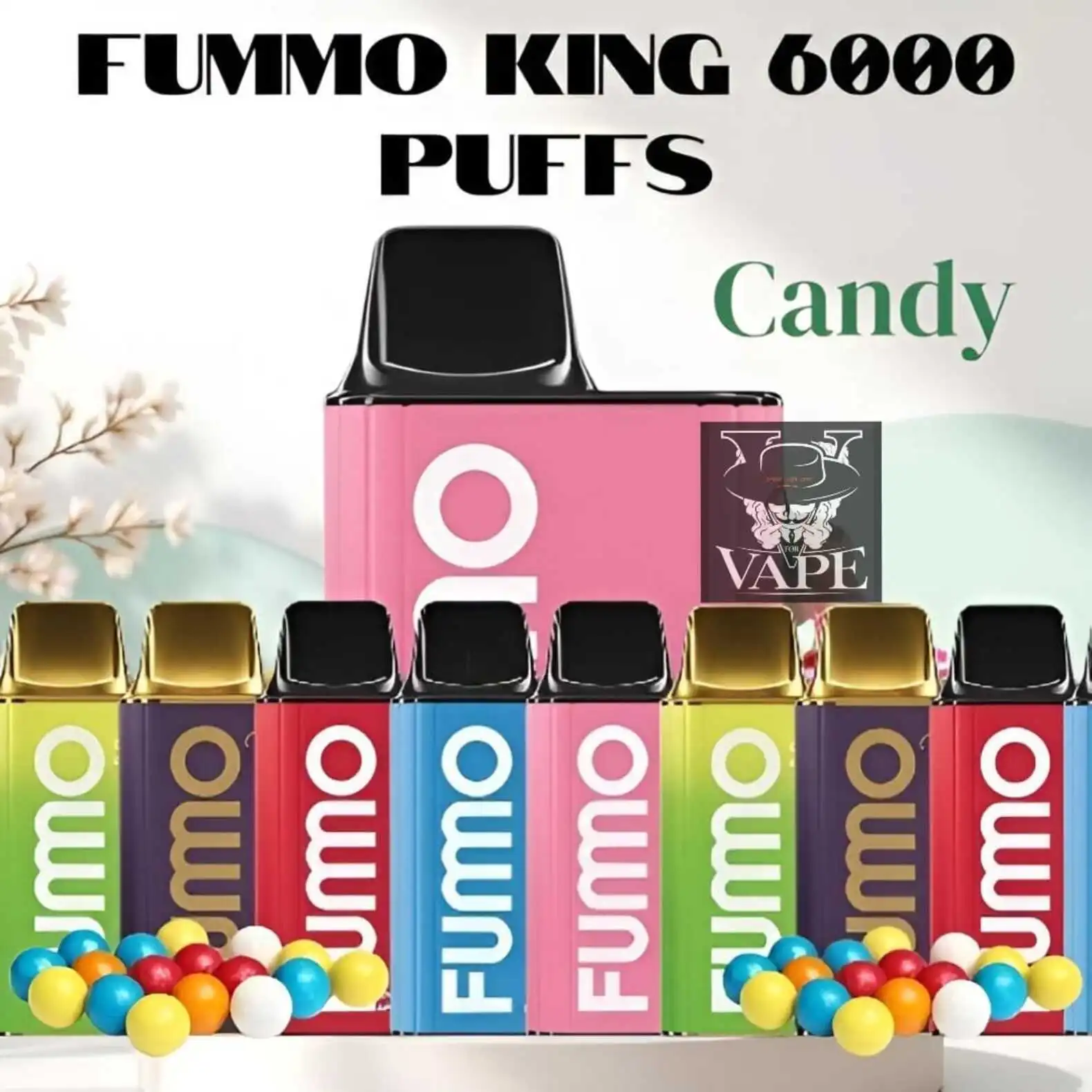 Fumo King Candy 6000 Puffs Disposable Vape | Prime Vape UAE