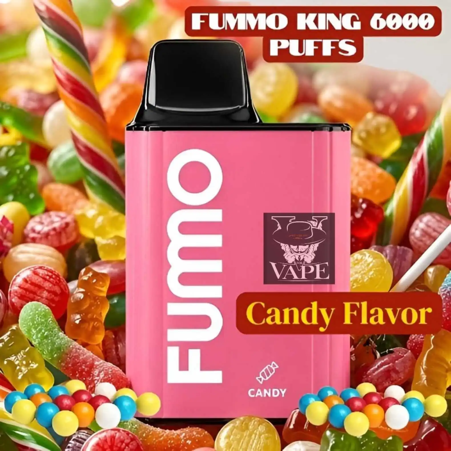 Fumo King Candy 6000 Puffs Disposable Vape | Prime Vape UAE
