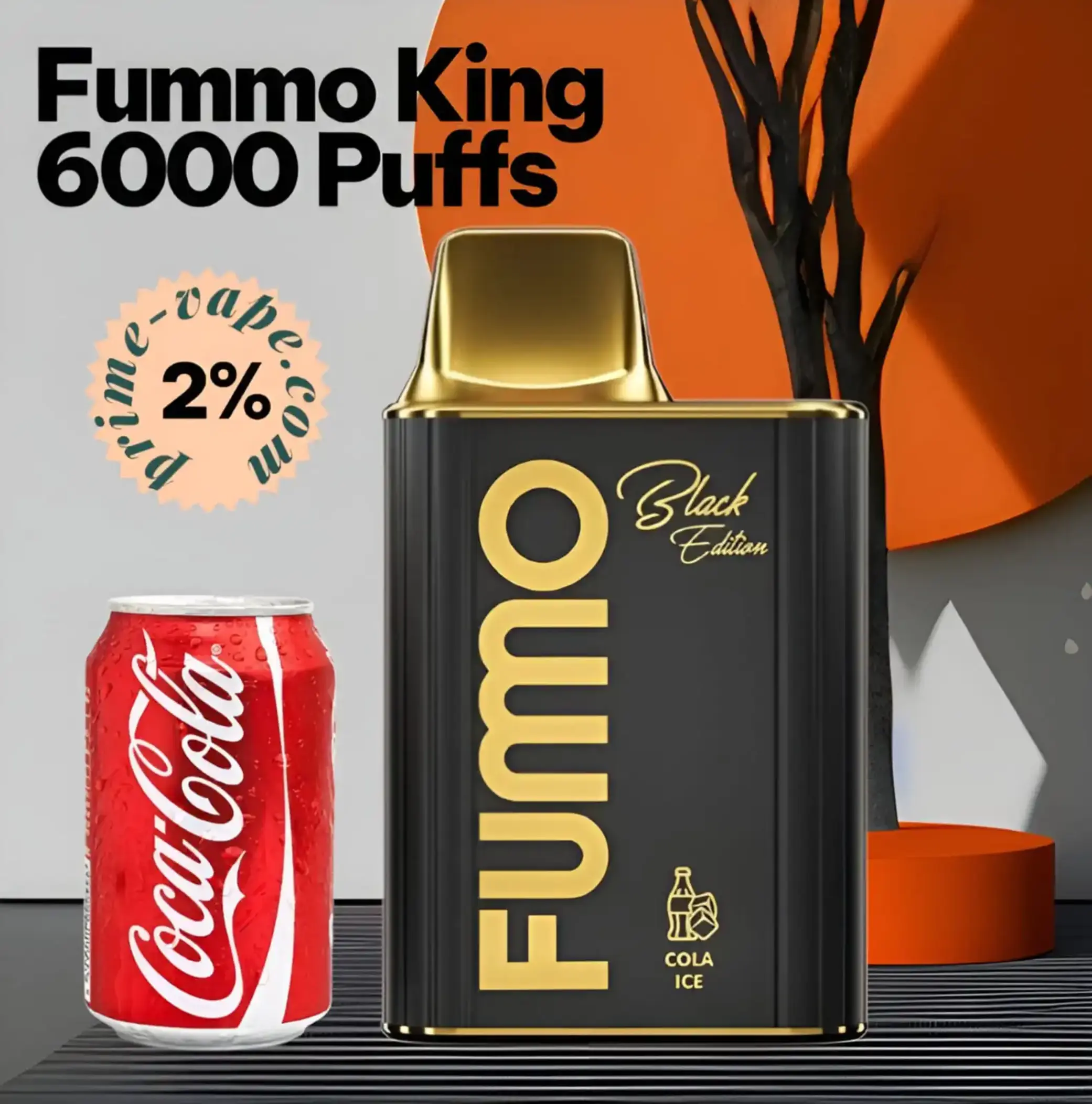 Fumo King Cola Ice 6000 Puffs Vape Kit - Fummo Dubai UAE