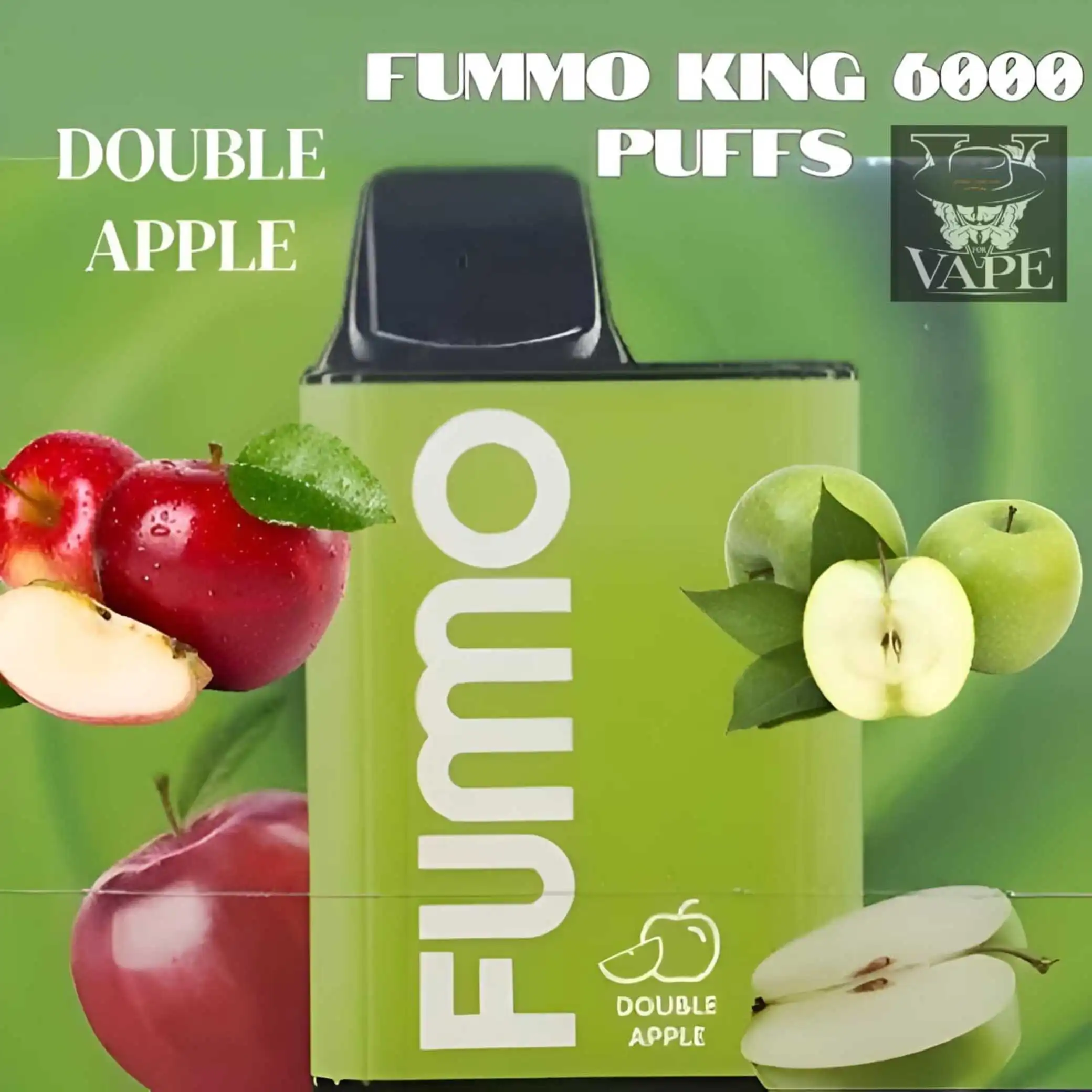 Fumo King Double Apple 6000 Puffs Disposable Vape - Dubai UAE