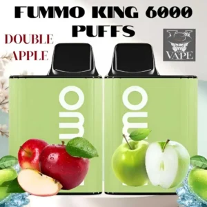 Fumo King Double Apple 6000 Puffs Disposable Vape - Dubai UAE