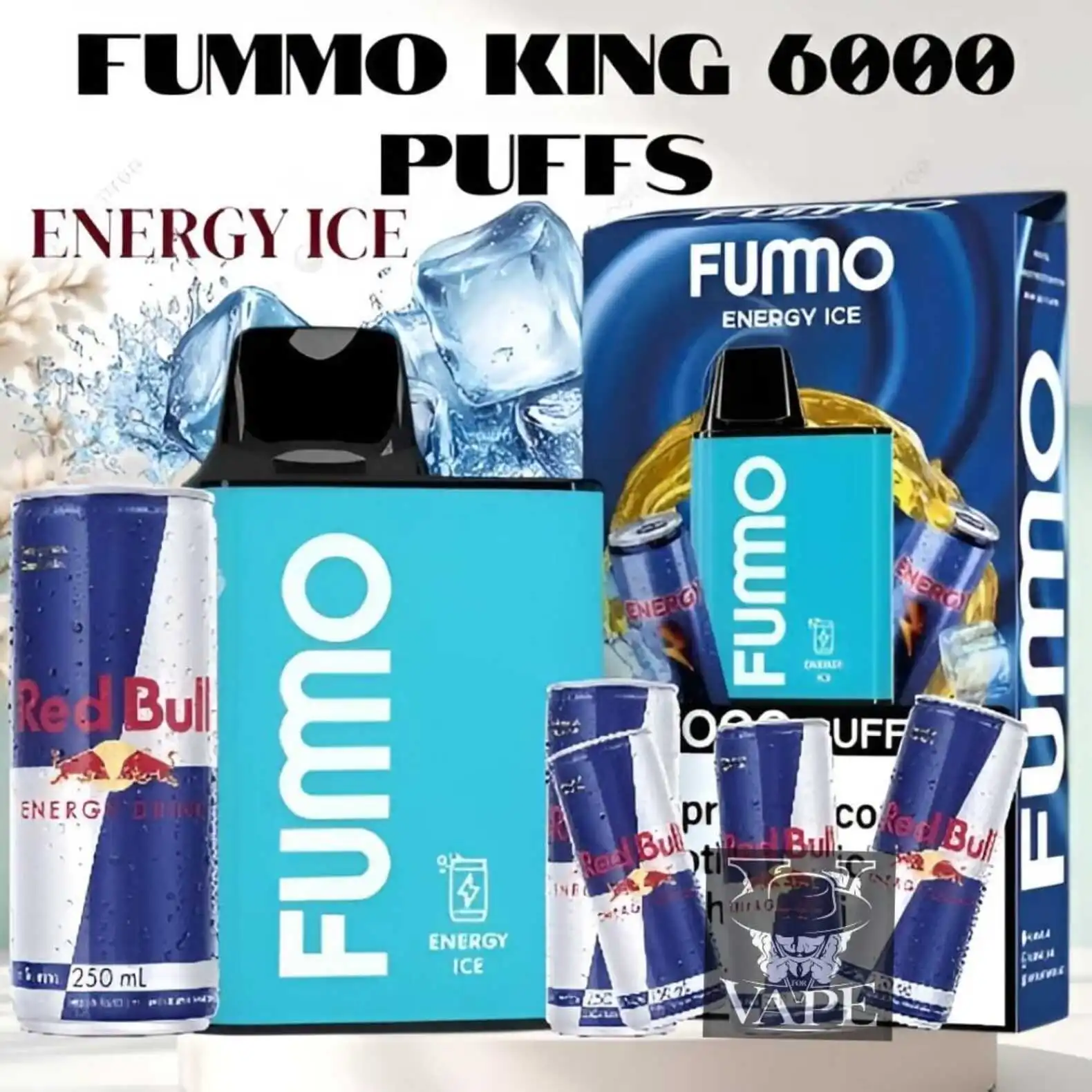 Fumo King Energy Ice 6000 Puffs Disposable Kit - Fummo Dubai UAE