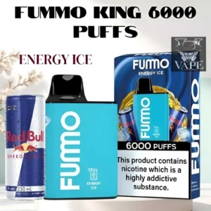 Fumo King Energy Ice 6000 Puffs Disposable Kit - Fummo Dubai UAE