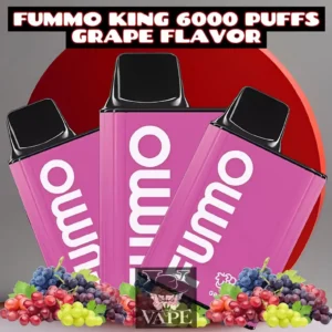 Fumo King Grape 6000 Puffs Disposable Vape | Fummo Dubai UAE