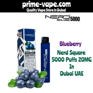 Nerd Square Blueberry 5000 puffs disposable kit- Prime Vape UAE