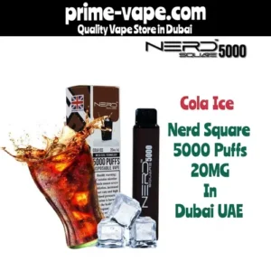 Nerd Square Cola Ice 5000 Puffs Disposable Vape in Dubai UAE