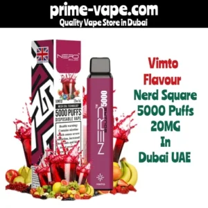 Nerd Square Vimto 5000 Puffs Disposable Vape in Dubai- 20mg
