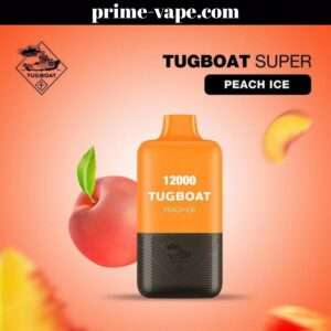 Tugboat 12000 Puffs Peach Ice Disposable Vape Bar- Super Series