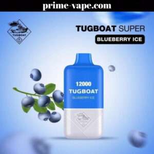 Tugboat Super Blueberry Ice 12000 Puffs Disposable Vape Pod- Kit